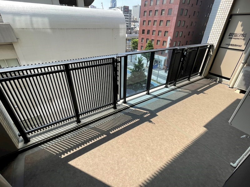 グランドパレス小倉小文字通り ベランダ
