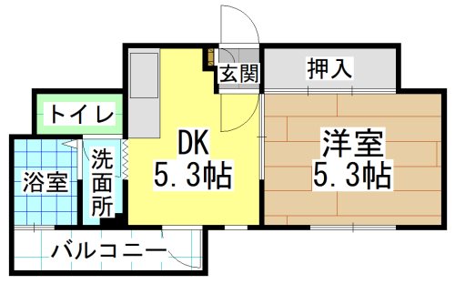 プリモレガーロ香春口 間取り