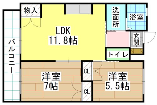 REZIA小倉 間取り図