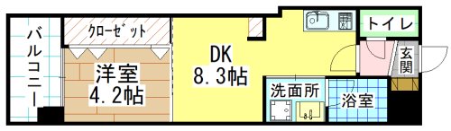 オーヴィジョンQULAS小倉金田 間取り