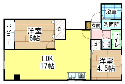 中津口小住ビル 間取り