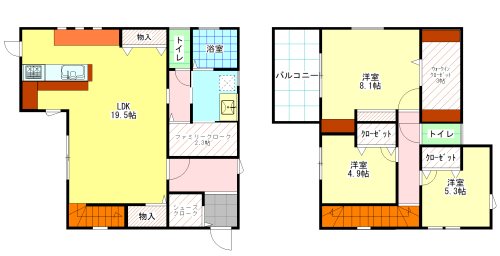 田島戸建 間取り