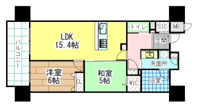 グランドパレス小倉小文字通り 間取り