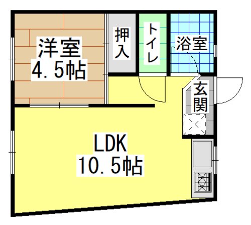アベニュー片野 間取り