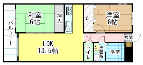 サンライフ香春口 間取り