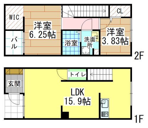 N-TERRACE黄金町 間取り