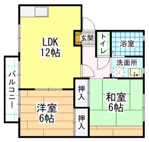 フレグランス・クレフォートA棟 間取り