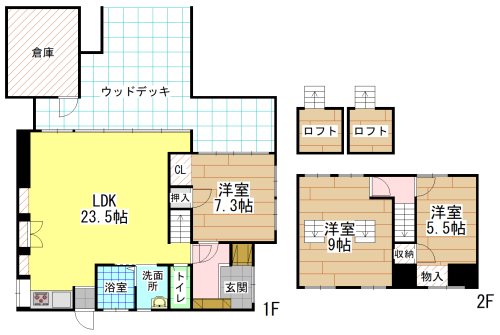 霧ヶ丘2丁目戸建 間取り