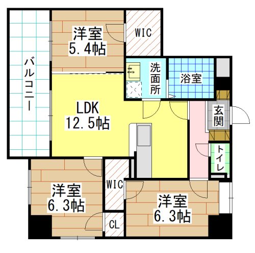 （仮称）九州共立大前マンション 間取り