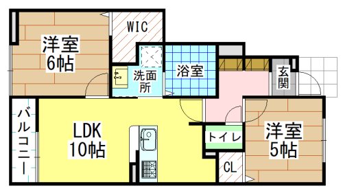 アンジュ本城 間取り