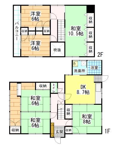 羽山一丁目　戸建 間取り