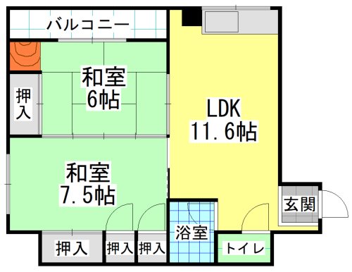 ロード黒崎 間取り