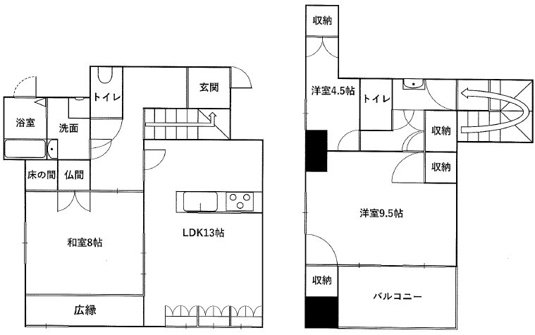ハイツ中島 間取り