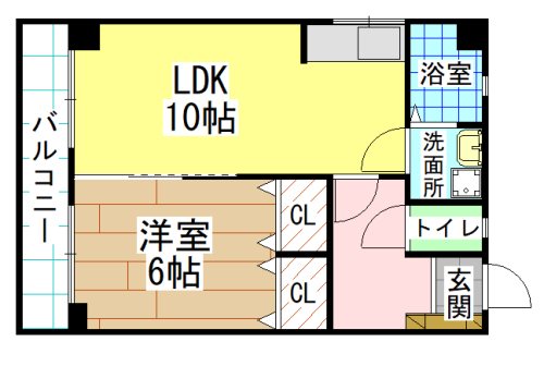 ブルーハイツ岸の浦 間取り