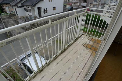 フラットハウス ベランダ