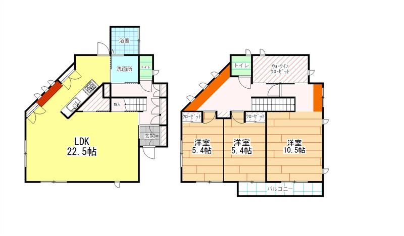 日の出町1丁目戸建 間取り