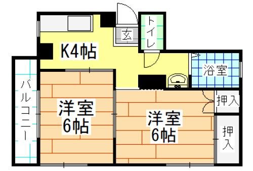 アベニュー医生ケ丘 間取り