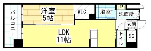 ハイネス槻田 間取り