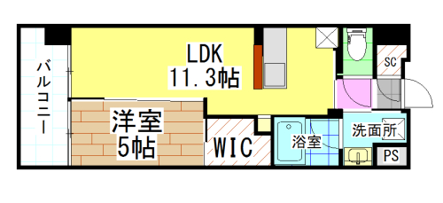 ハイネス槻田 間取り