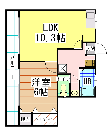 ロード黒崎 間取り
