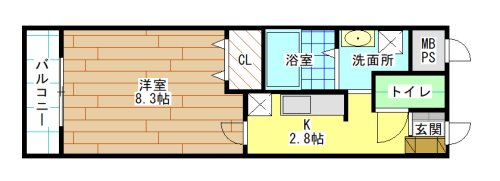 Forest court Ⅱ 間取り