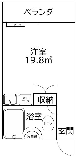 ホワイトパレス黄金 間取り
