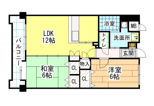 ハイネス若園 間取り