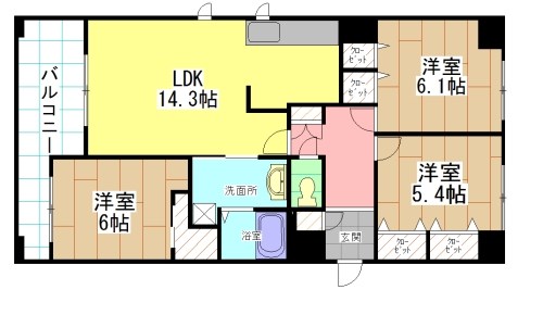Olive1 間取り