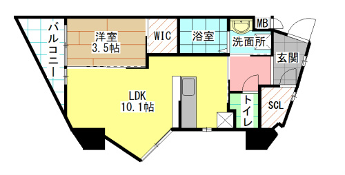 ウィングス重住 間取り