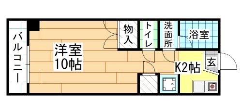 ベルハウス穴生 間取り