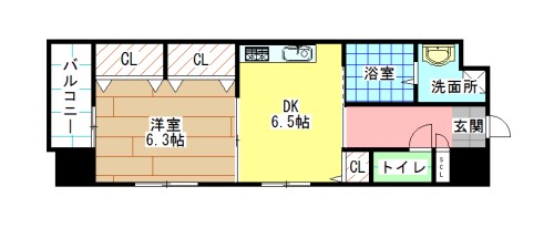 サンシャイン・キャナル小倉 間取り