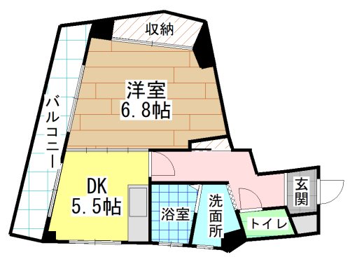 プリモレガーロ香春口 間取り