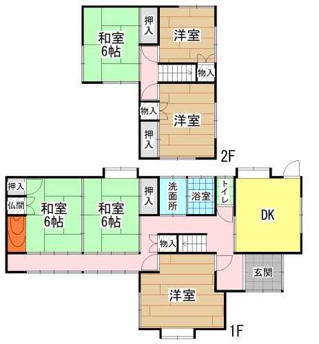 福岡県北九州市小倉北区熊谷２丁目 間取り