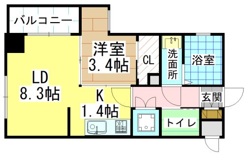 MGA黒崎W 間取り