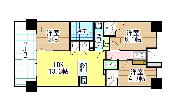 マークネクスト下大利 間取り