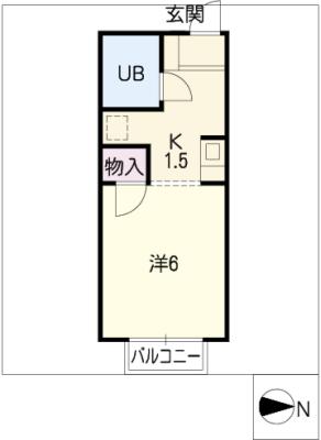 メゾン・ラポール　Ｂ棟 間取り