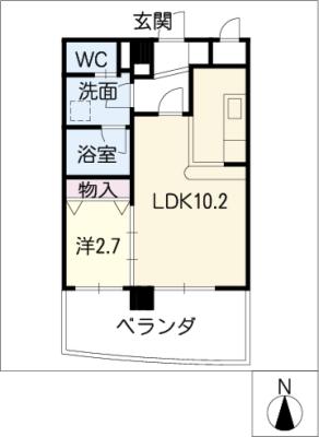 アルファパル阿由知通 間取り