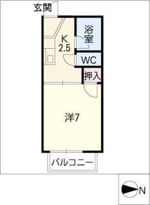 フォーブル早川Ｂ棟 間取り