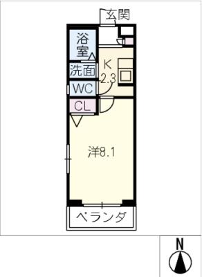 パークステイ鏡ヶ池 間取り
