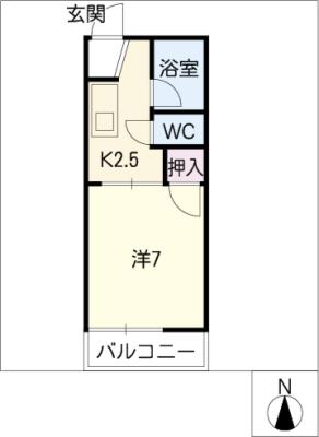 フォーブル早川Ａ棟 間取り