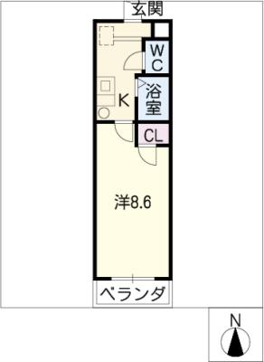 クリスタルコート川名 間取り