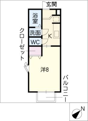 メゾン・ラ・ポール神村 間取り