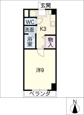 アヴェニューコート栗真Ｂ棟 間取り