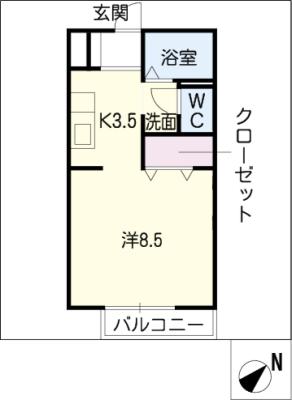 ヴィラ長久手２ 間取り