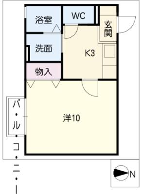 セジュールｅｎｔｏｐｉａⅡＡ棟 間取り