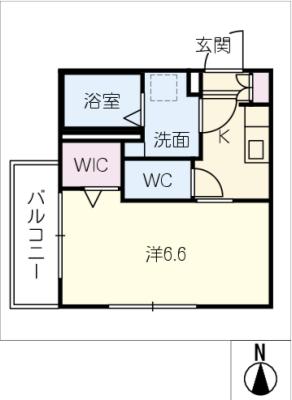 フレグランスＴＡＫＡＲＡ 間取り