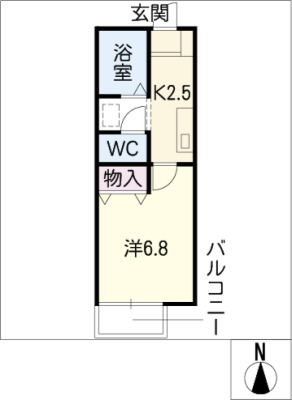 VIEW　COURTⅡ 間取り
