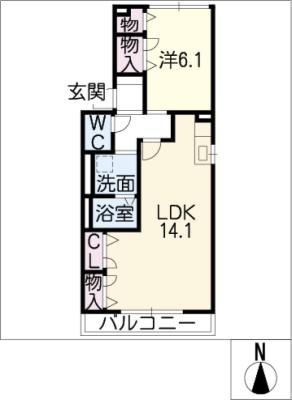 カトルヴィ桜山 間取り