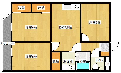 ガーデンヒルズ  間取り