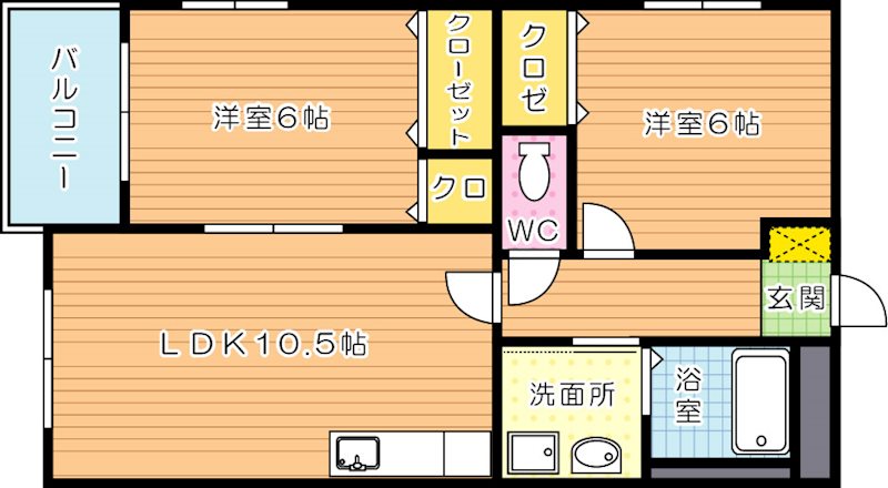 リバティヒルズ浅生 間取り
